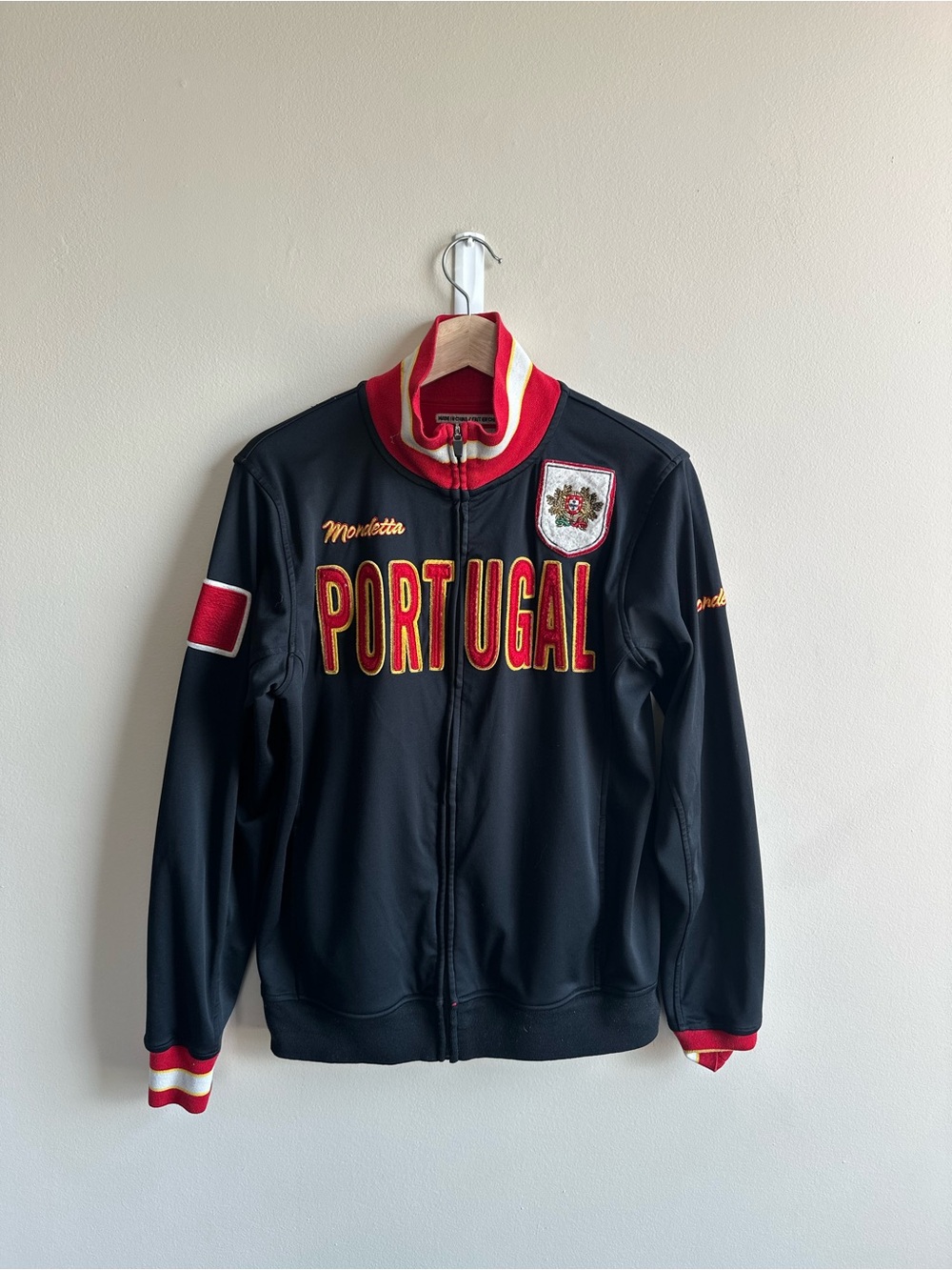 portugal zip up sweater